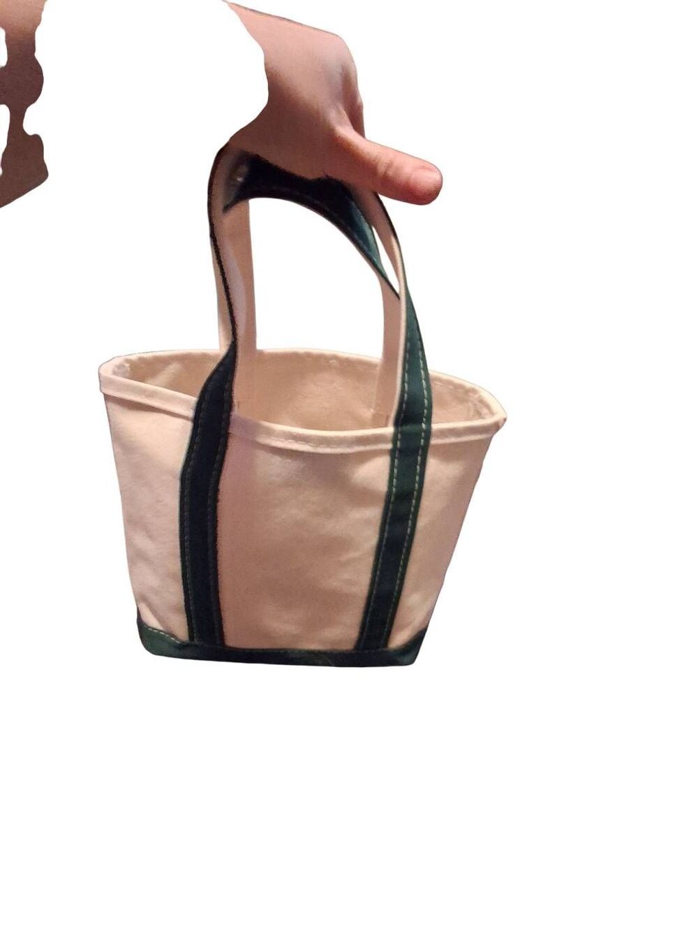 L.L Bean boat and tote small canvas bag